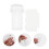 Hekezhi nail stamper set silicone 1 set 4