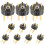Jibi XLR connector audio conversion head 3-pin plug 10 pcs 4
