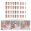 Hekezhi line pattern false nails full cover 48 pcs 3