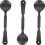 Hekezhi eye occluder plastic black 3 pcs 2