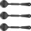 Hekezhi eye occluder plastic black 3 pcs 3