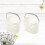 Plastic Bath Basket White 2 pcs 6