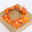 Artificial Maple Leaf Pumpkin Candle Ring Set of 4 7