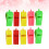 Party Whistle Plastic with Lanyard 10 pcs 5