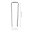 Kuyiluo U-shaped push pins for crafts, 1 box 2