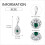 Filigree Teardrop Earrings Sterling Silver Leverback 5