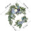 Artificial Wedding Arch Flowers Dusty Blue Roses with 2
