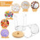 Acrylic Qtip Holder with Bamboo Lid 2 Pack 4
