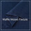 Kitchen Curtain Navy Blue Waffle Weave 30x30 Inch Short 4