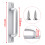 Aluminum Barn Door Handle Sliding Hardware Silver 8