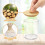 Acrylic Qtip Holder with Bamboo Lid 2 Pack 3