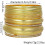 Gold Bangles Set for Women Textured Stackable 9-Piece 7