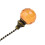 Crystal-style bathroom toilet pull chain handle orange 4