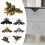 Bee-shaped brass wardrobe knob 1 piece 4