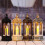 Christmas hexagon lantern vintage single candle 5