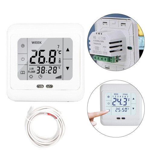 Thermostat Touchscreen Floor Heating Controller with Floor 2