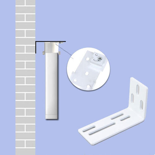 Electric curtain track side-mounted bracket single or 1