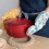 Yellow oven mitt with brunch graphic 1 piece 5