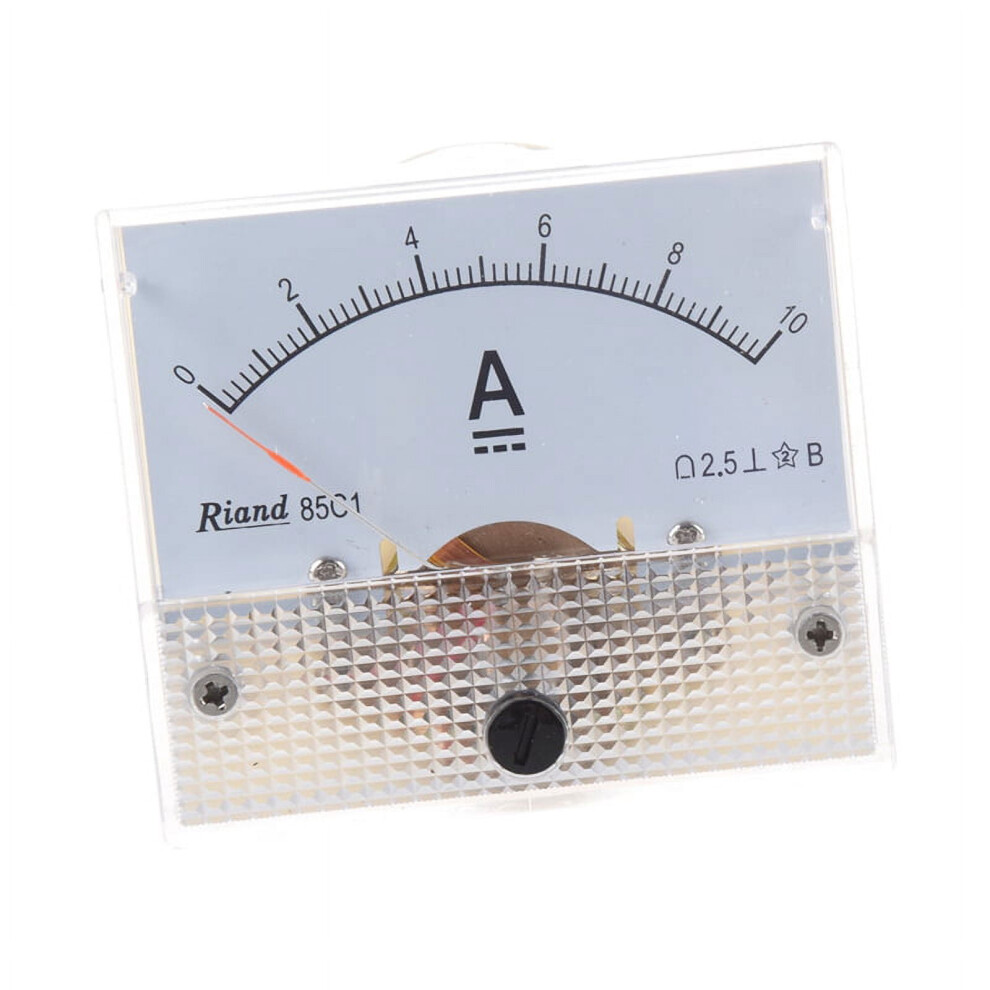 Dc Analog Panel Ammeter 0-10A Rectangular 946140649603