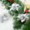 Christmas ornaments artificial flowers for wreath 16 pack 4