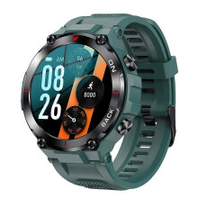 (green) 2023 New Men Smart watch chip 1.32 inch IPS full circle touch Fitness Tracker Smart Clock Smart Watch Sports watch