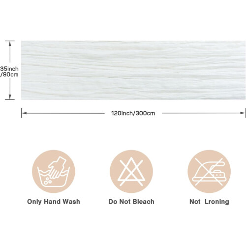 Cheesecloth Table Runner Sage Green 10 ft 1