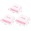 Pink Jewelry Box with Bowknot and Sponge Insert 6