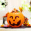 Halloween plastic pumpkin bucket reusable 1 piece 4
