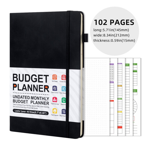 A5 Monthly Weekly Planner Notebook Multicolor 2