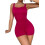 Women's unitard solid pink scoop neck sleeveless 1