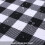 Black and White Buffalo Check Kitchen Curtains 28"W x 30"L 5