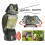 Garden owl sculpture battery powered with motion detection 1