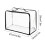 Clear makeup toiletry bag with zipper waterproof 1 piece 1