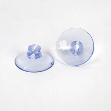 Mini suction cup light string clips 40mm clear PVC