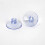 Mini suction cup light string clips 40mm clear PVC 1