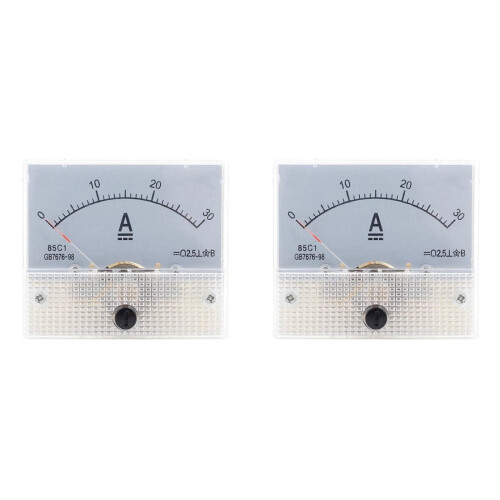 2X85C1-DC30A DC voltmeter peker analog amperemeter panelmåler