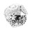 Silver 4-Leaf Filigree Bead Caps 200 pcs 8mm 4