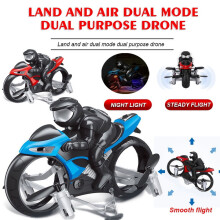 LNKOO 2-in-1 RC drone and motorbike toy for kids