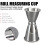 LNKOO stainless steel double jigger 15/30ml 1
