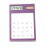 8-Digit Solar Calculator Transparent Ultra-Thin 1
