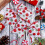 Red and White Christmas Bows 12 pcs 6 inch 4