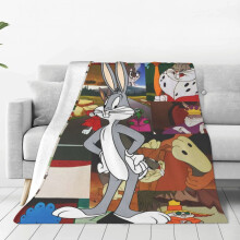 Bugs Bunny anime blanket soft flannel 80x60 inches