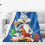 Bugs Bunny anime blanket soft flannel 80" x 60" 1