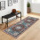 Runner Rug Red 2' x 6' Vintage Boho Floral Low Pile 2