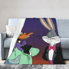 Bugs Bunny Hotel Fleece Blanket 60 x 50 Inches