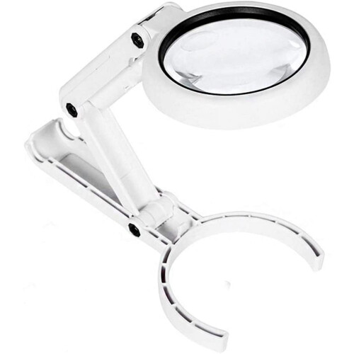 Handheld Magnifying Glass with Light 5X 8 LED 1