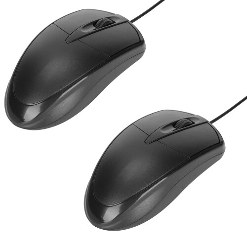 Wired Mouse for Home Office School 2 pcs