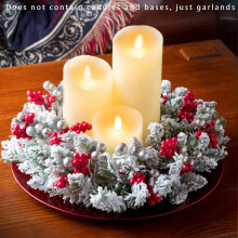 Garland Candle Holders Christmas Table Decor 1 Pack