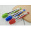 Pinça pequena Janrevotw com pontas de silicone, mini pinça de servir de 7 polegadas, conjunto de 3 (vermelho, azul e verde) 4