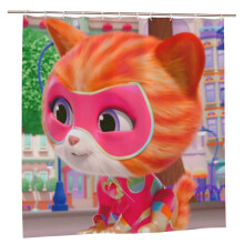 Superkitties Shower Curtain Blackout 72x72 in
